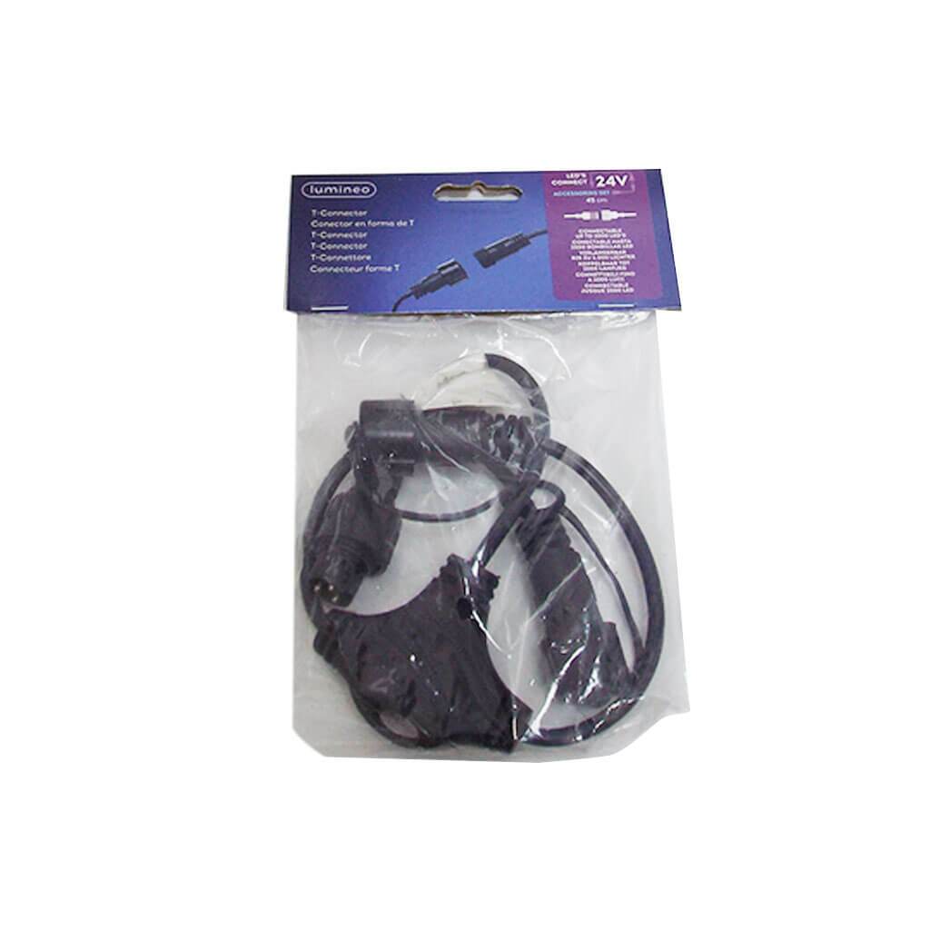 LED CONNECT24V T-CONN OUTD PBH BLACK 17.7INCH 