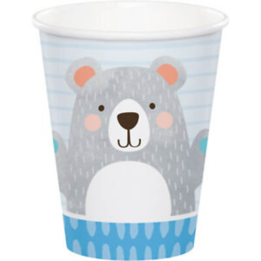 Birthday Bear 9oz Cup 8ct