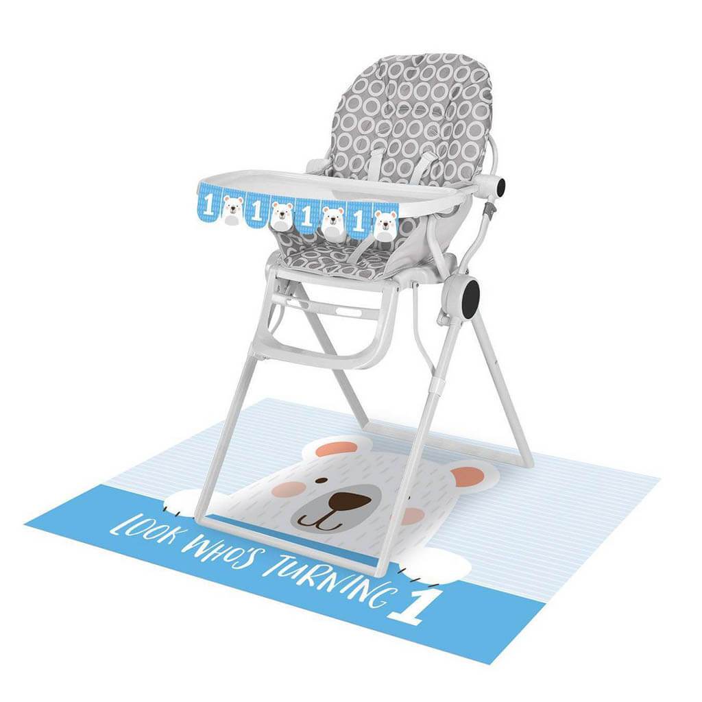 1st Birthday Bear High Chair Kit