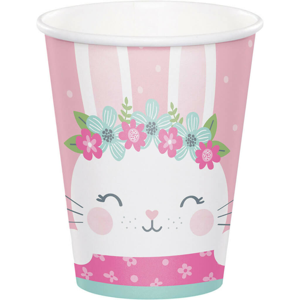 Birthday Bunny 9oz Cup 8ct