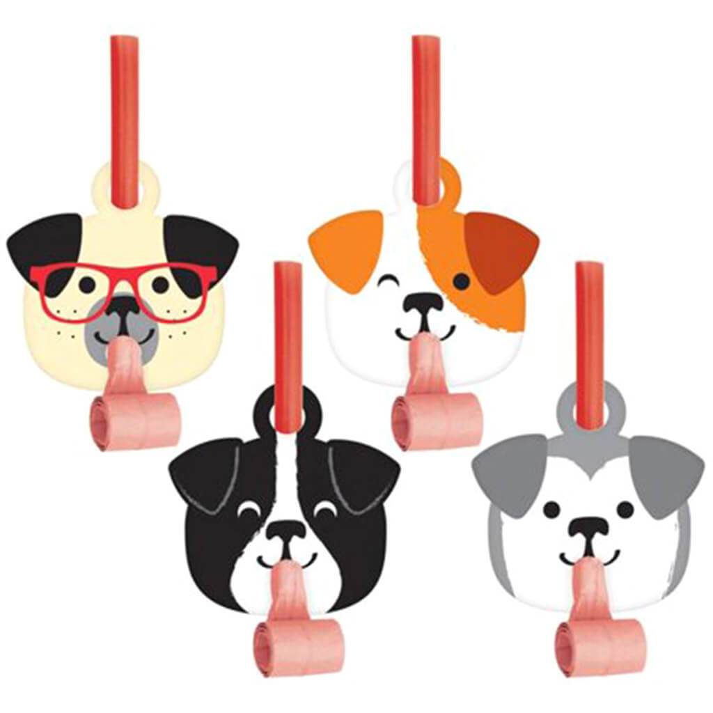 Puppy Dog Blowouts with Medallions x 8