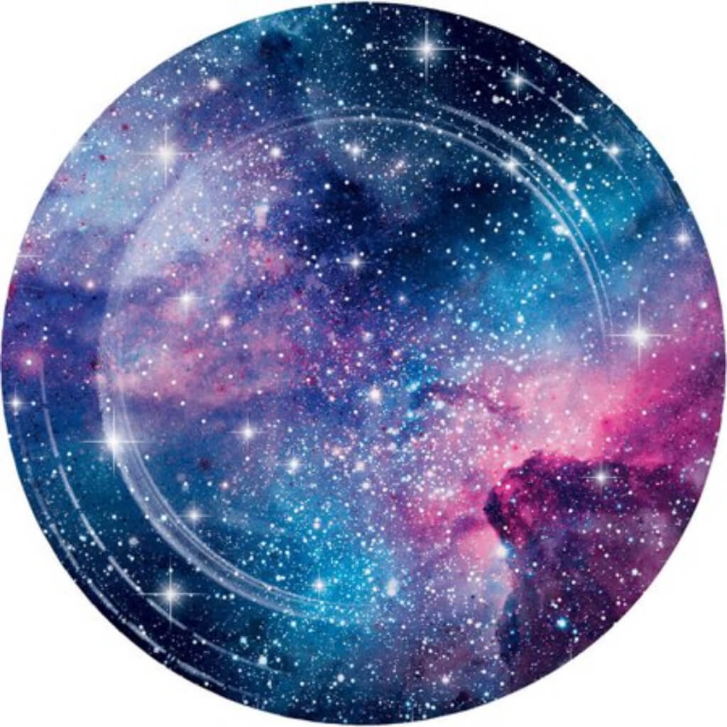 Galaxy Party 9in Plate 8ct