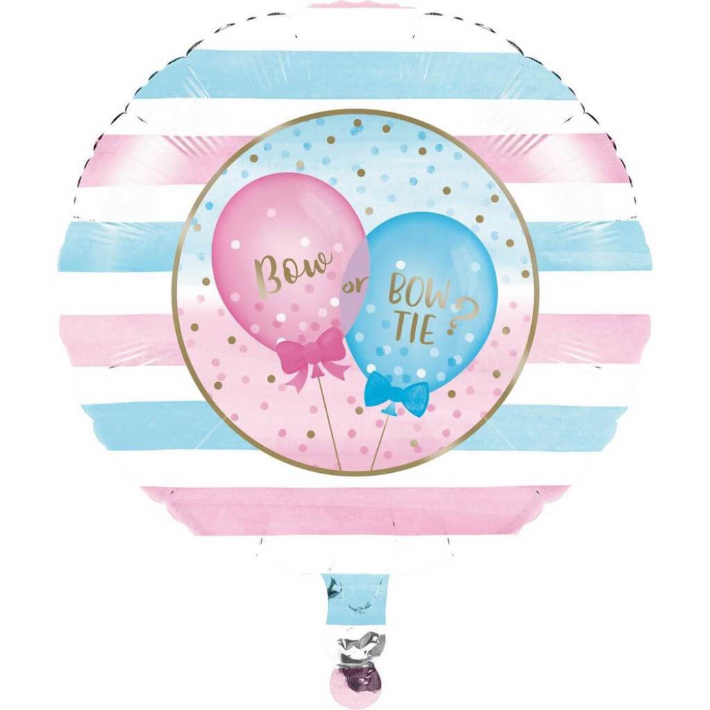 Gender Reveal Metallic Balloon18in