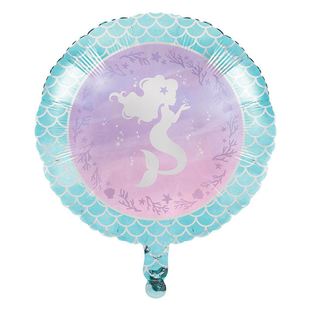 Mermaid Shine Metallic Balloon 18in