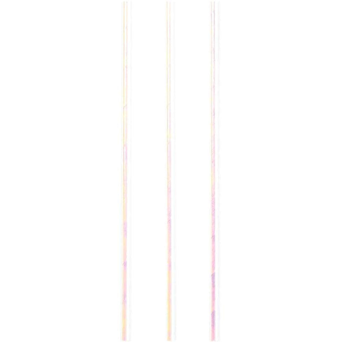 Iridescent Paper Straw 24ct