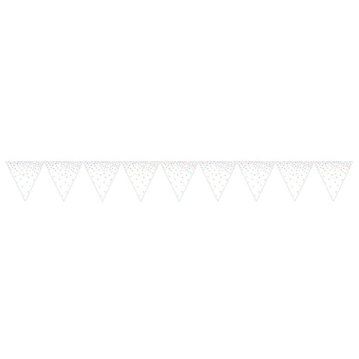 Iridescent Party Flag Joint Banner