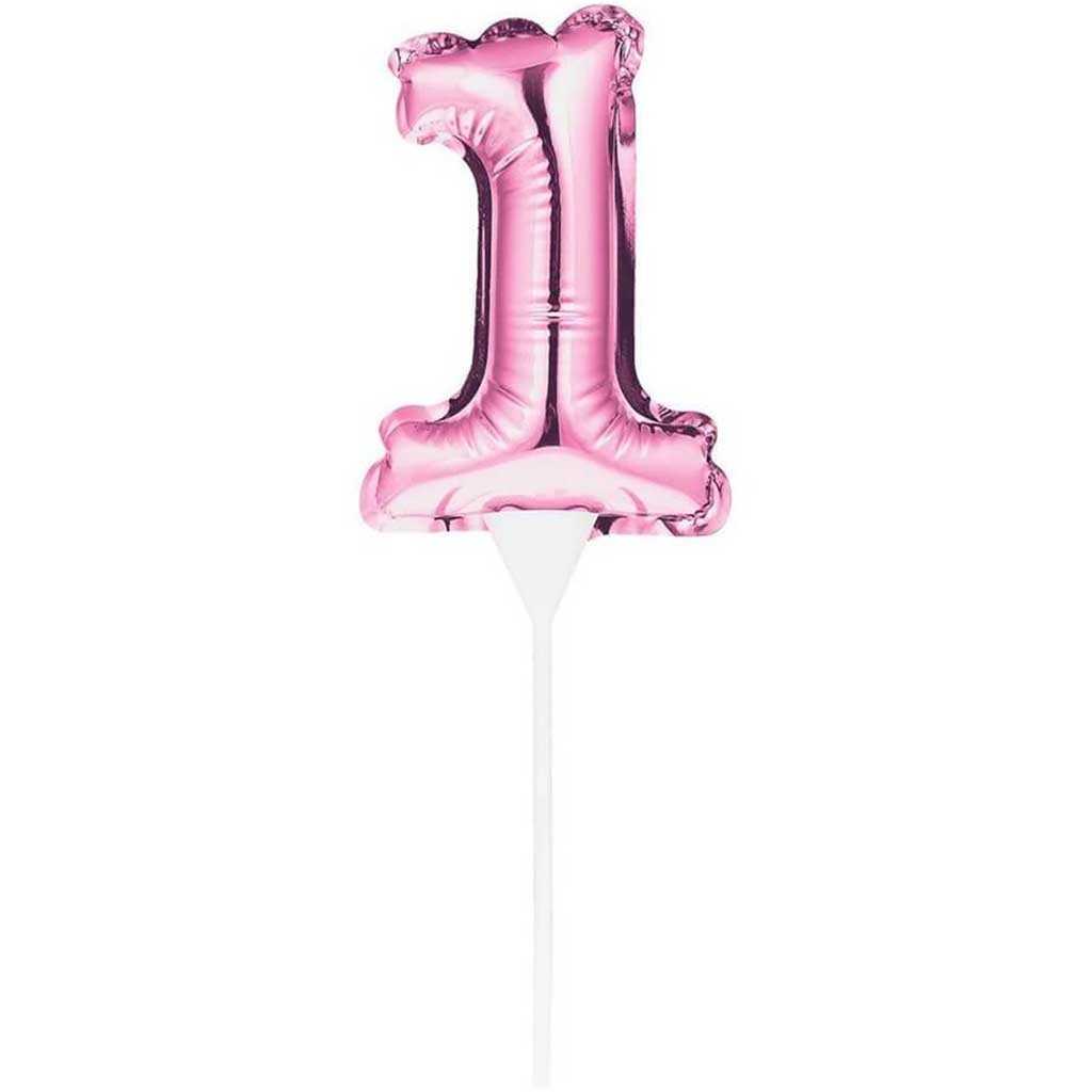 Balloon Cake Topper 1 Pink