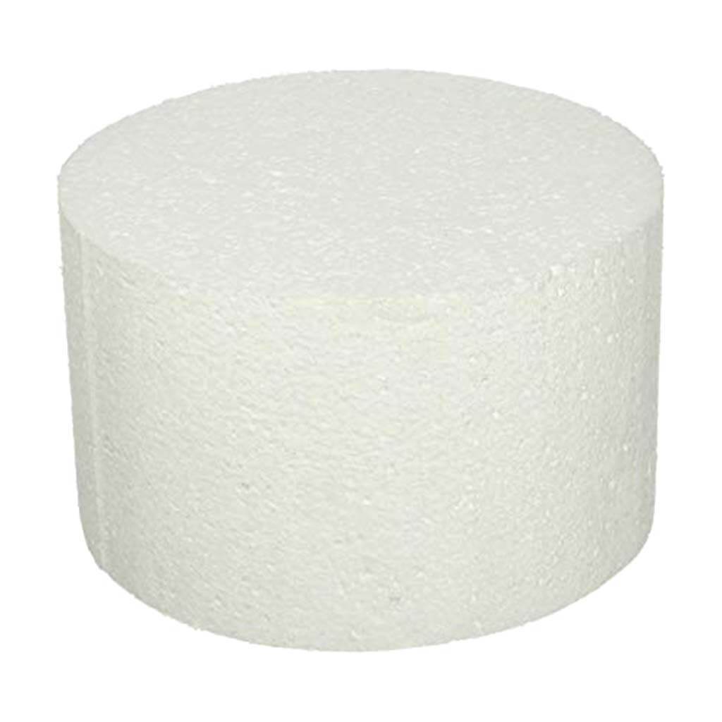 Styrofoam Cake Dummy 4x18in White