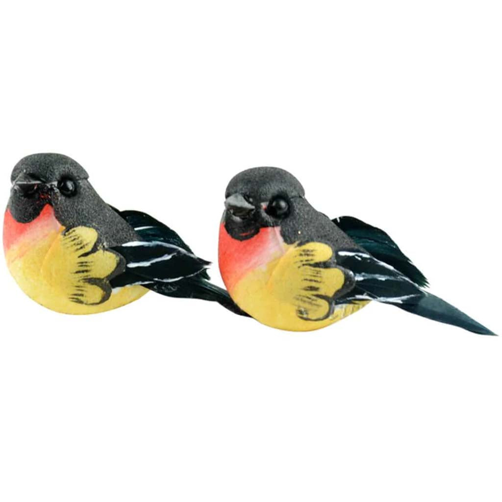 Mini Baltimore Oriole Birds 1.5in