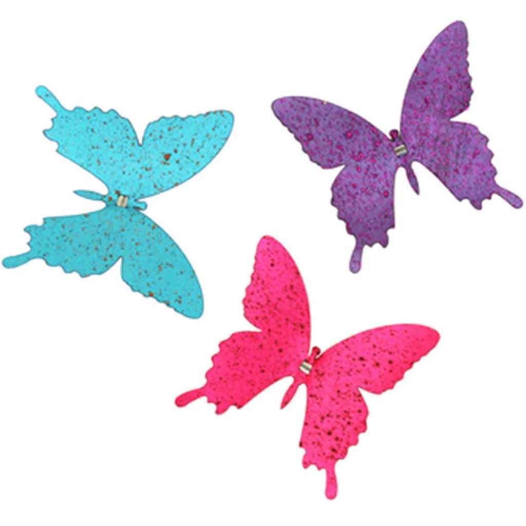 Large Fancy Jewel Tone Swallow tail Butterfly Asstortment 10cm 4in