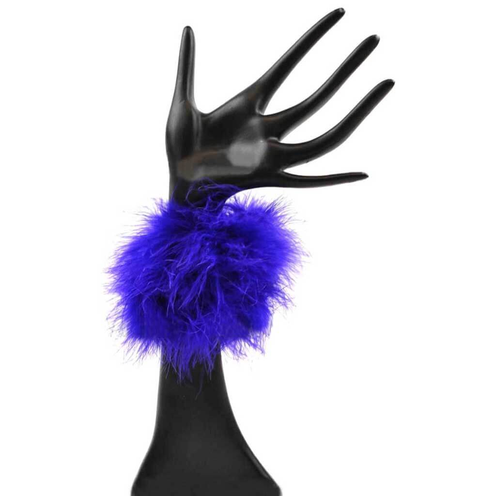 Feather Marabou Elastic Cuffs 9.8in