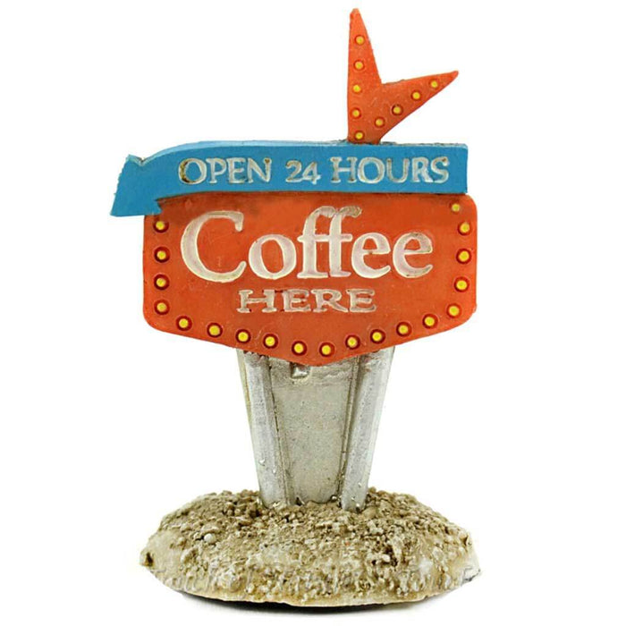 Coffee Here Sign 2in