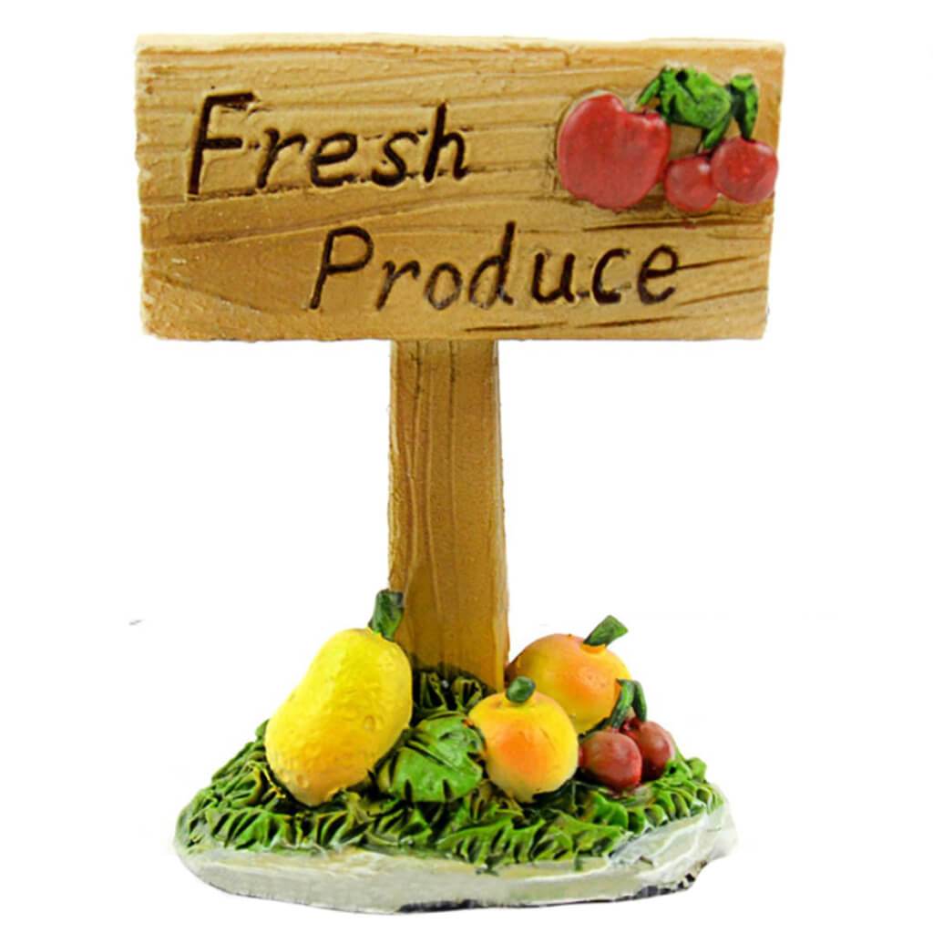 Fresh Produce Sign 2.5in