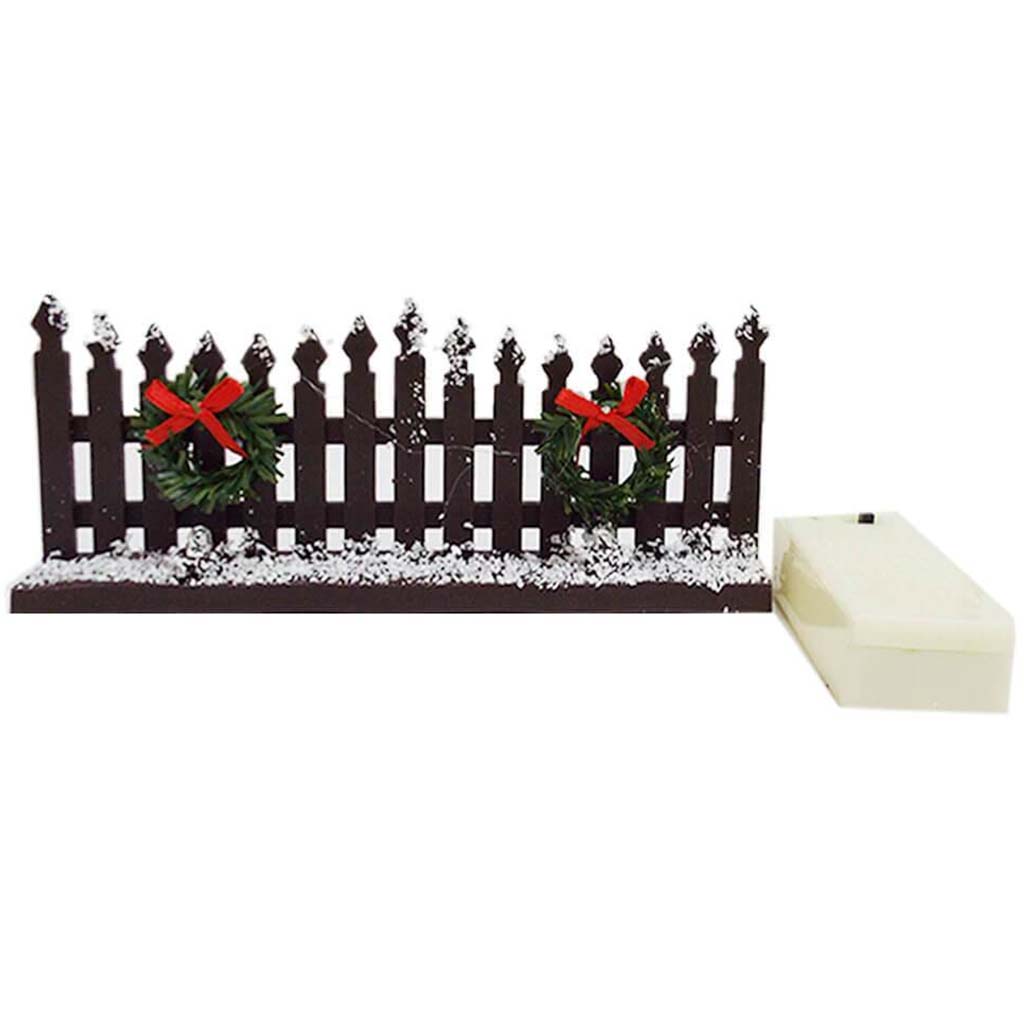 LED BROWN CHRISTMAS FENCE 2 1/2" 