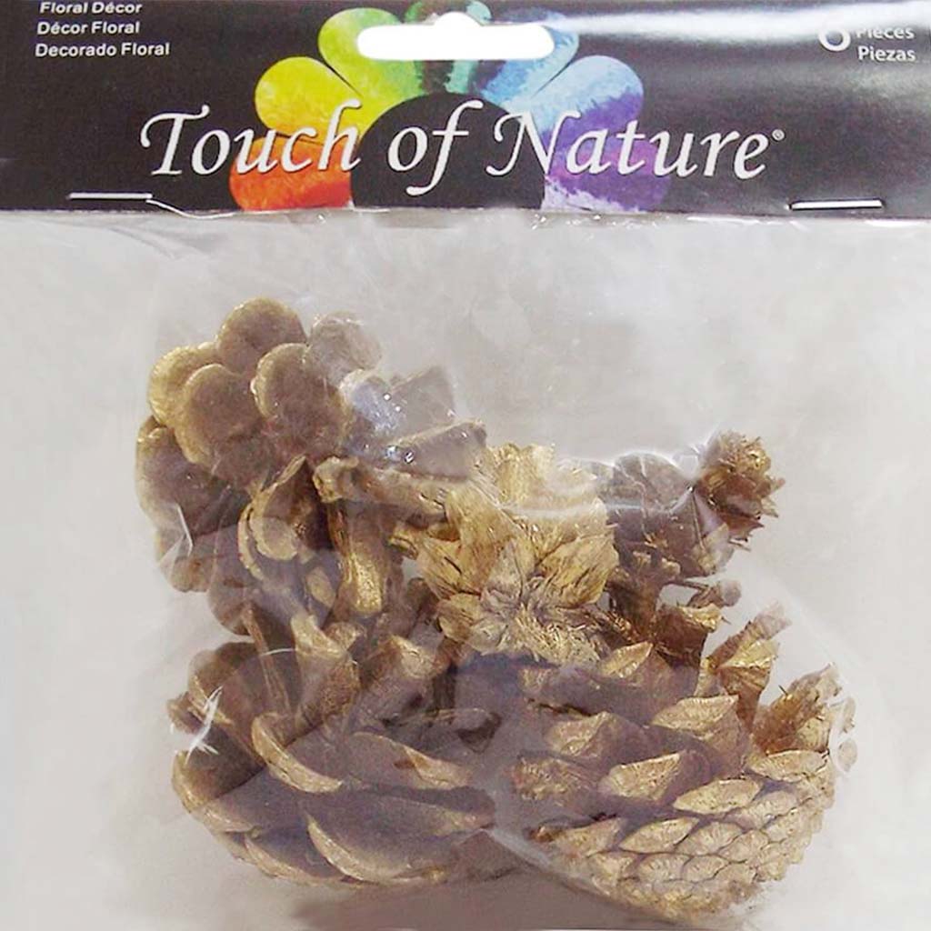 PINE CONE GOLD ASSORTMENT 1"-3" 