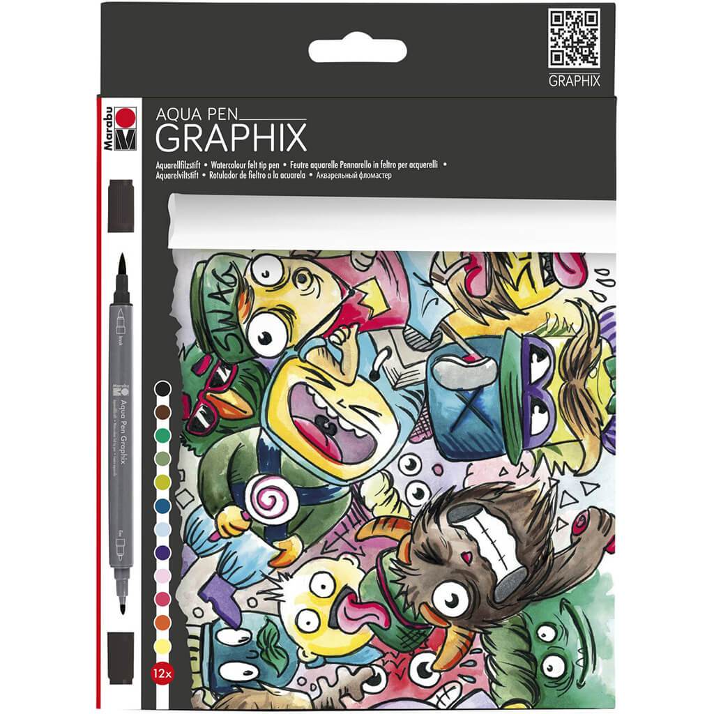 Graphix Aqua Pen Mega Mash Set/12