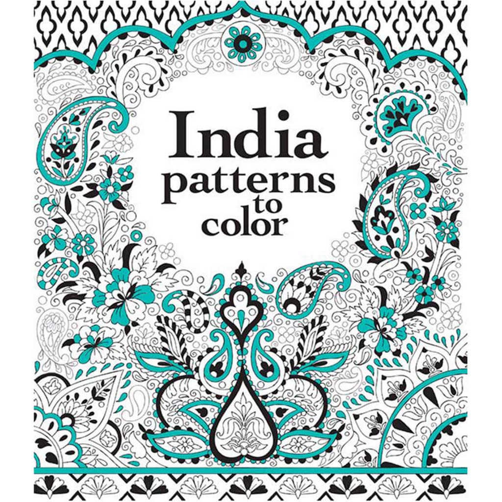 India Patterns To Color