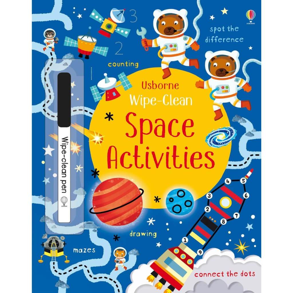 Wipe Clean Space Activities Book