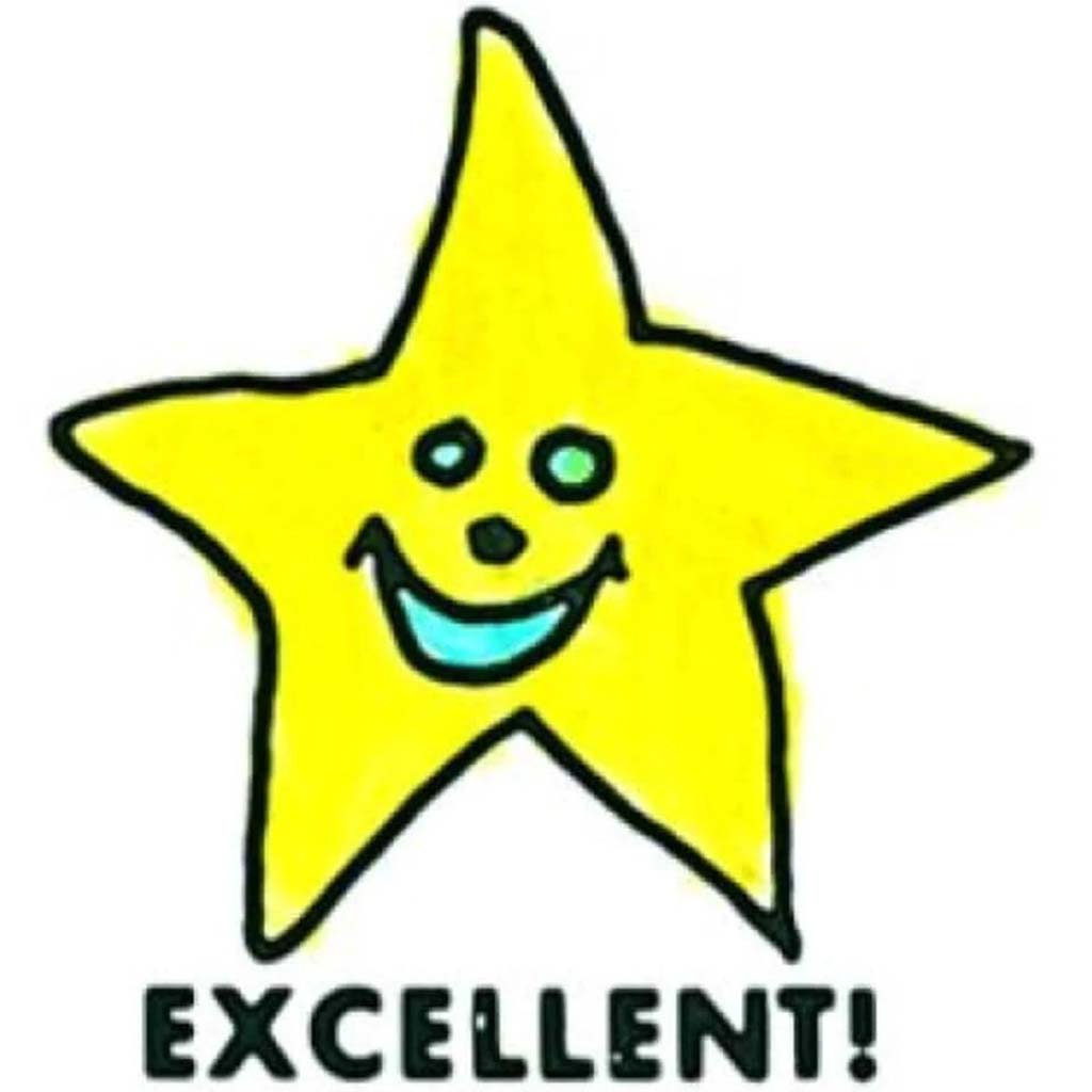 EXCELLENT STAR TEACHER STAMP 