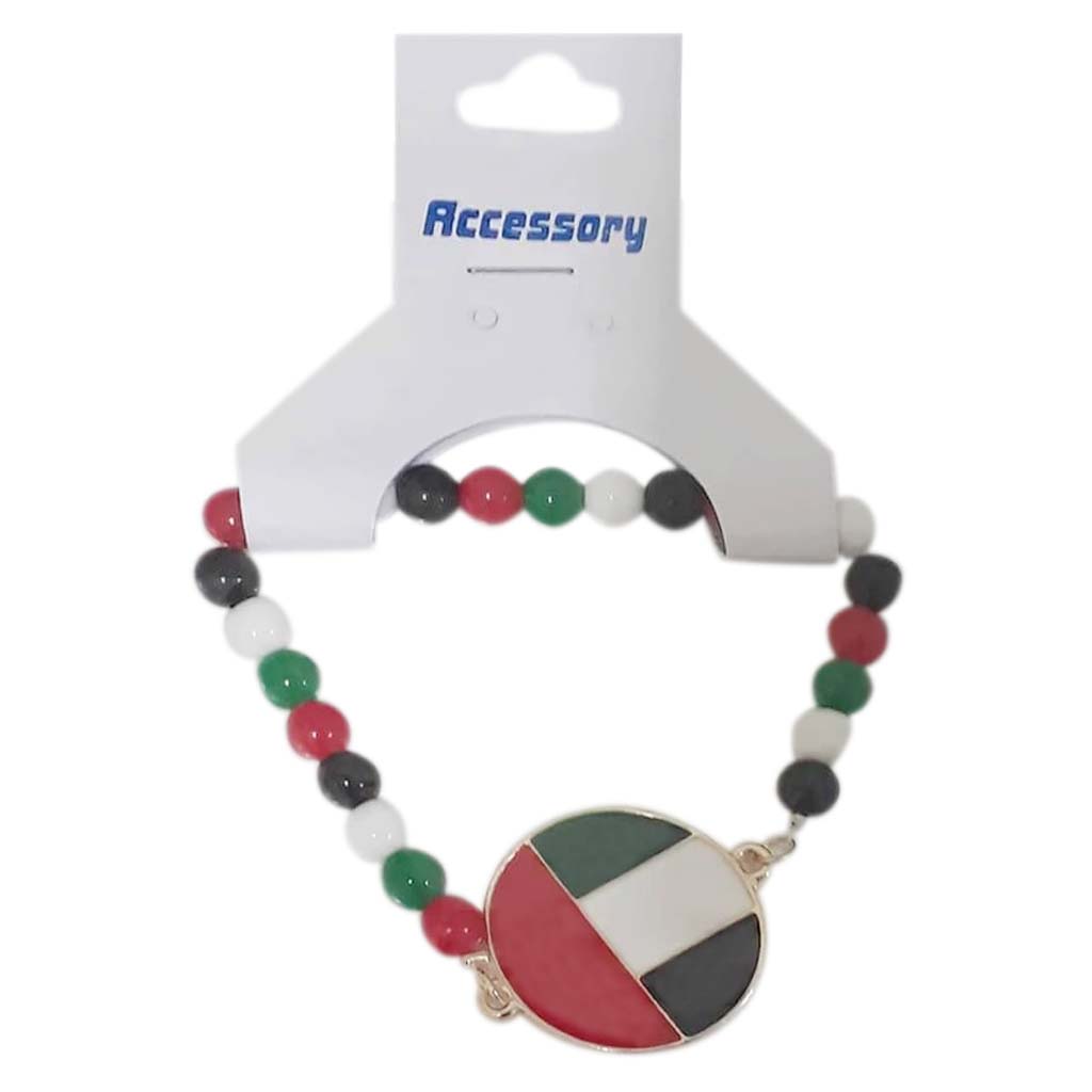 U.A.E Bracelet Beads with U.A.E Flag 