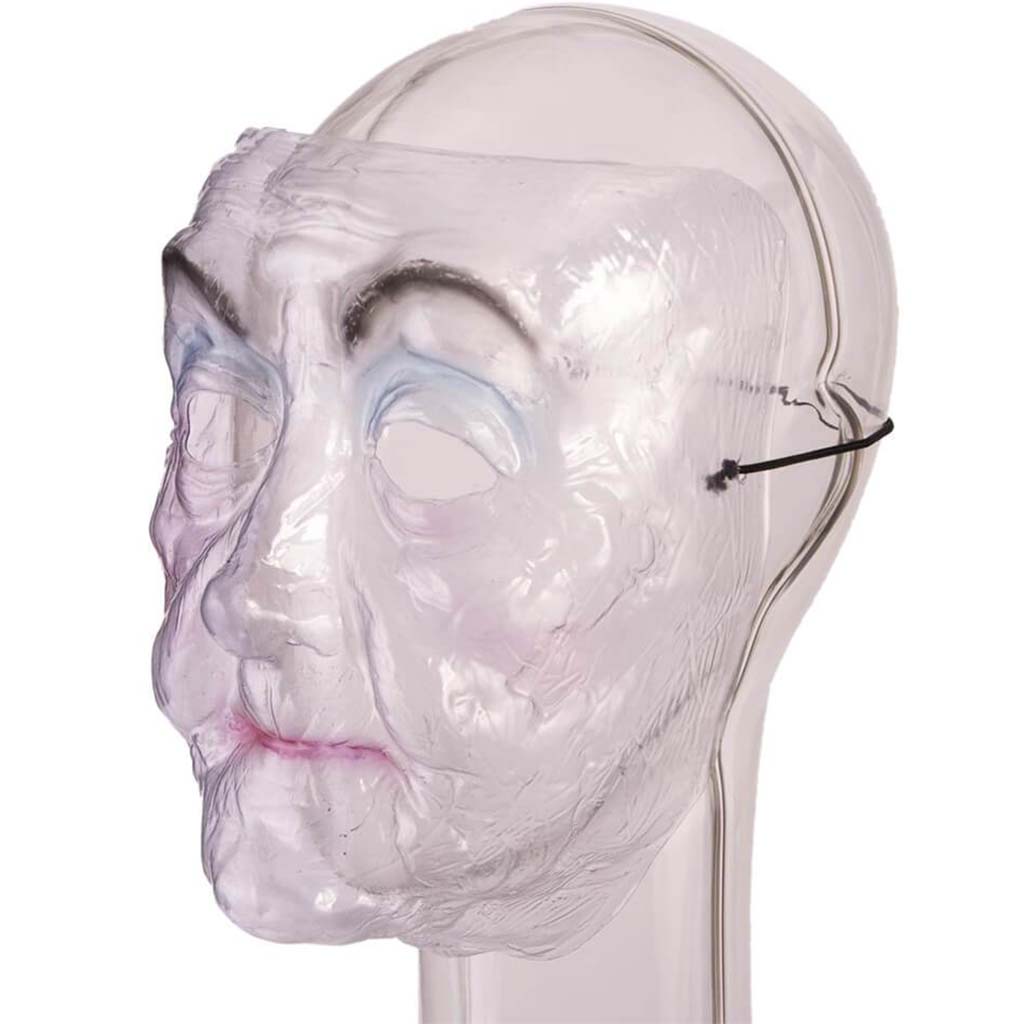 Transparent Old Lady Mask