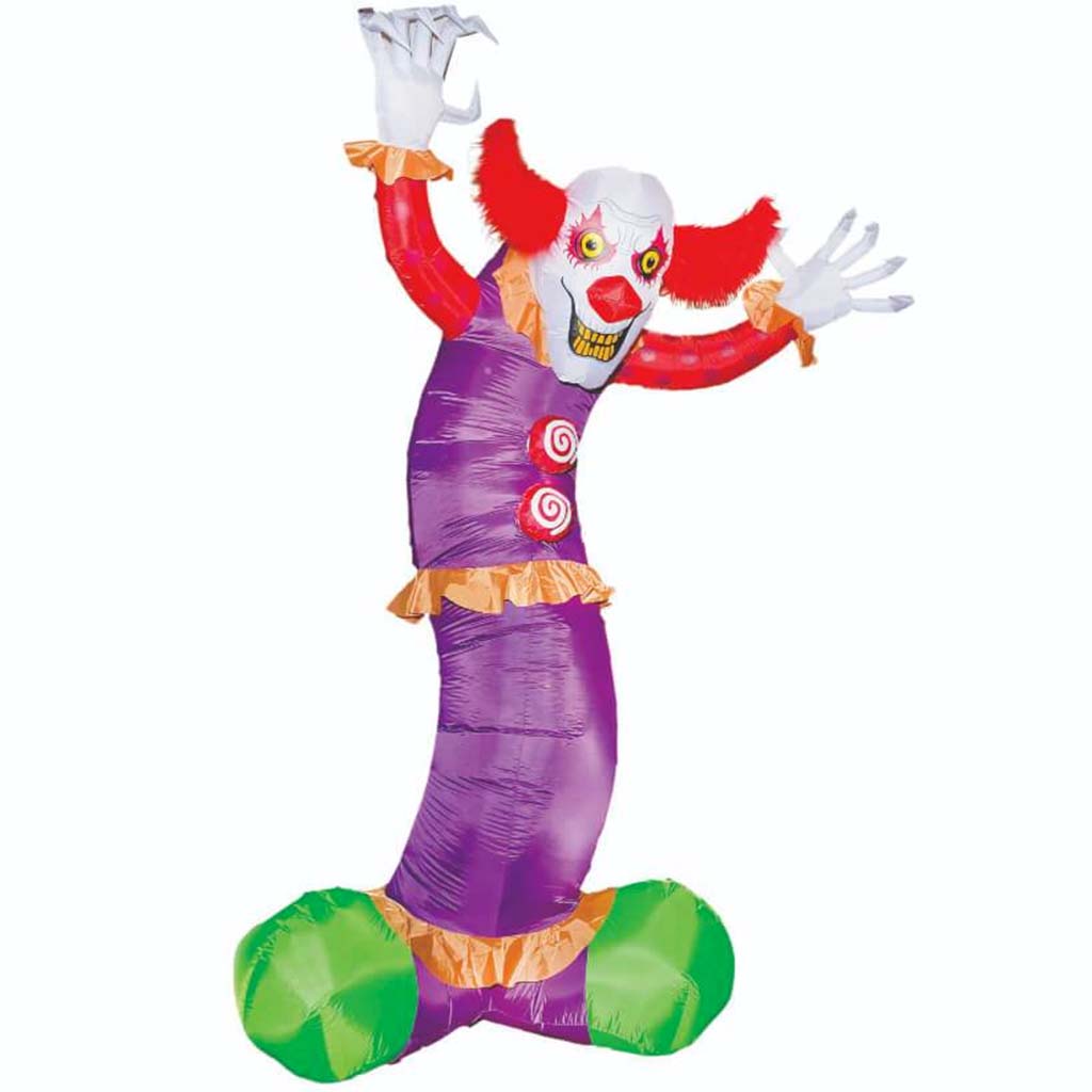 Giant Inflatable Crazy Clown 10.5ft