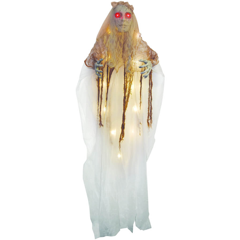 Illuminated Creepy Bride 72in