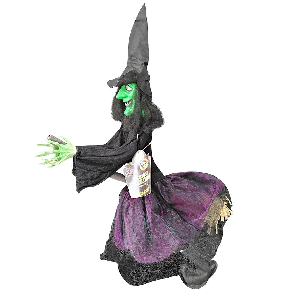 Light Up Witch On Broom