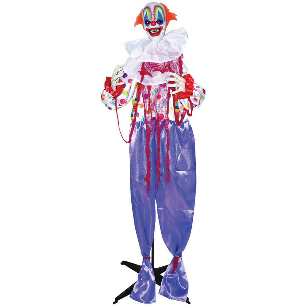 Standing Animated Clown 60in