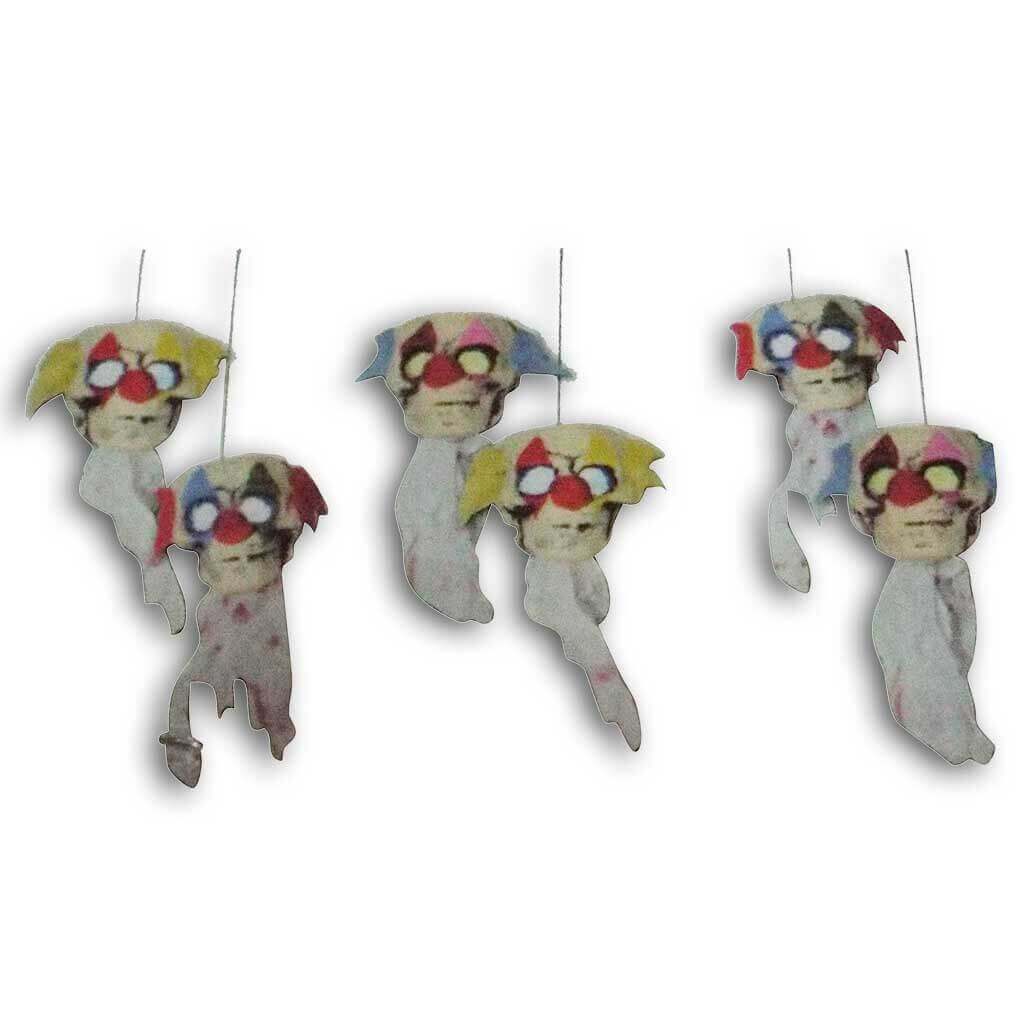 String Of Carnival Clown Heads