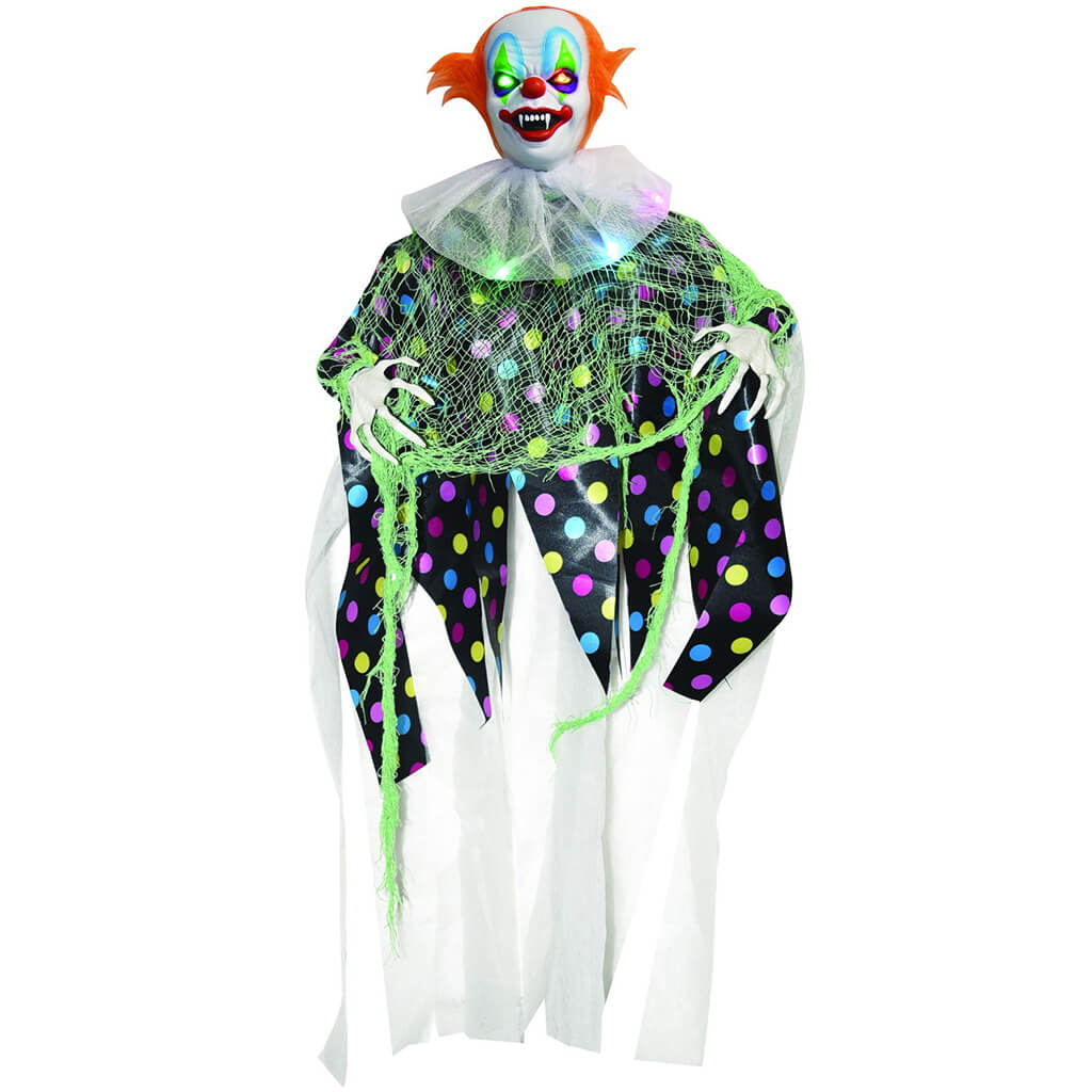 Light up Hanging Clown 36in