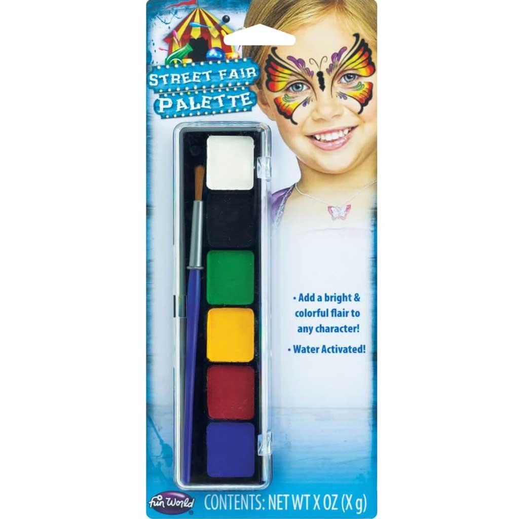 Festive Water Activated Street Fair Makeup 