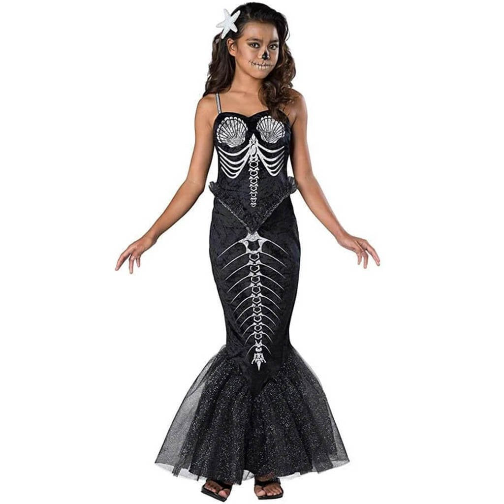 Skeleton Mermaid Costume