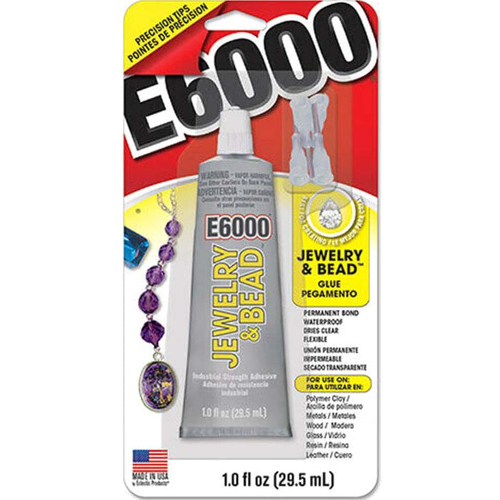 E6000 Jewelry & Bead Adhesive 1oz Clear