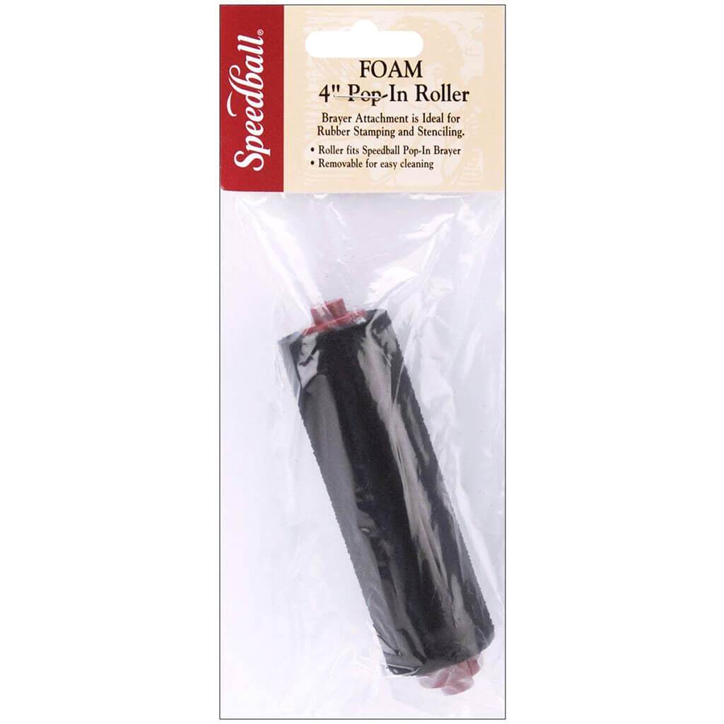 Pop In Replacement Roller 4in Soft Rubber