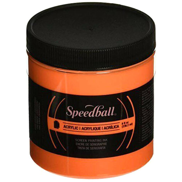 Speedball Acrylic Screen Printing Ink 8oz Orange