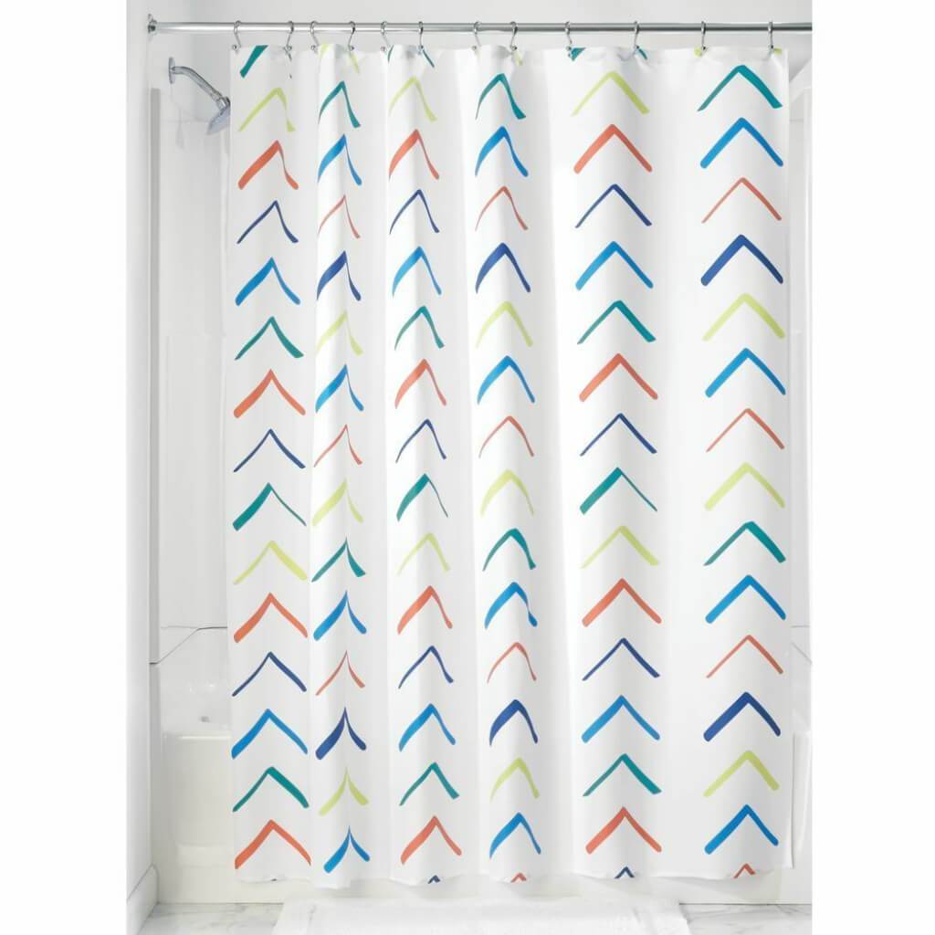 Multi-Color Arrowhead Fabric Shower Curtain 72in x 72in 
