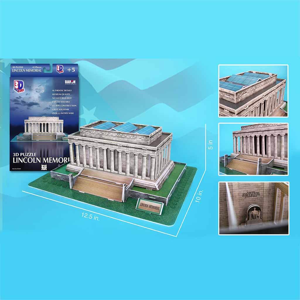 Lincoln Memorial 3D Puzzle 42pcs