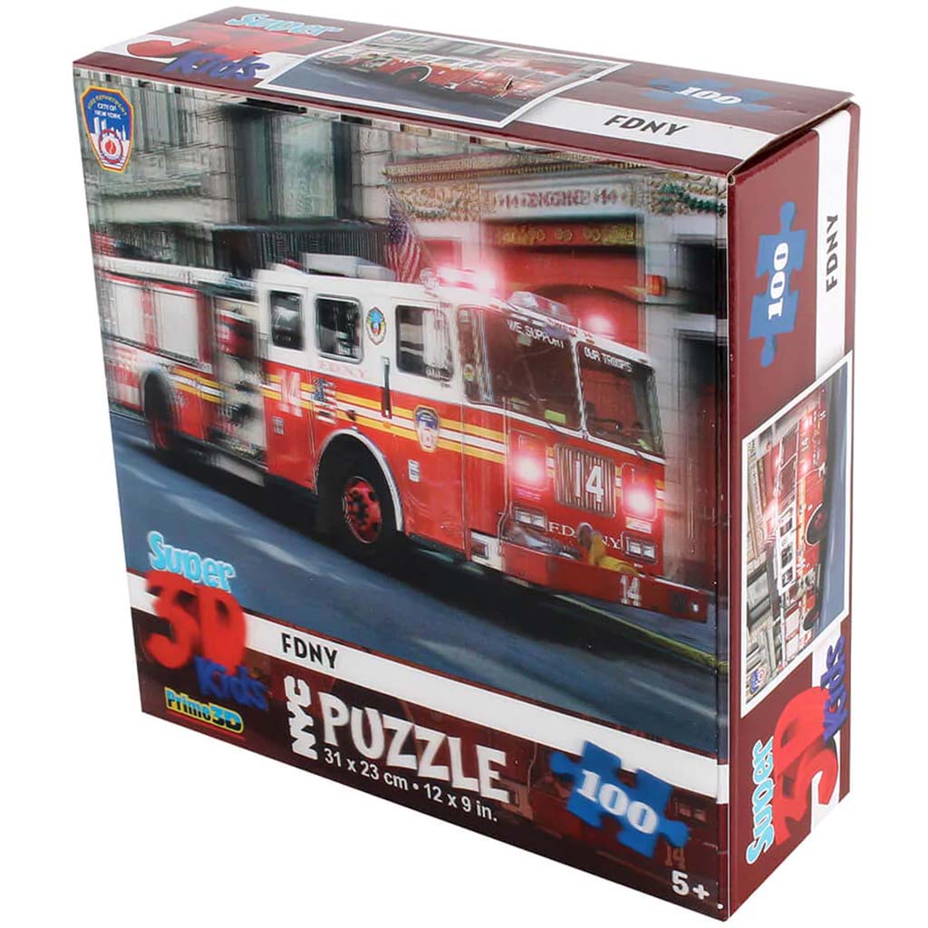 New York City FDNY Fire Truck Puzzle 100pcs