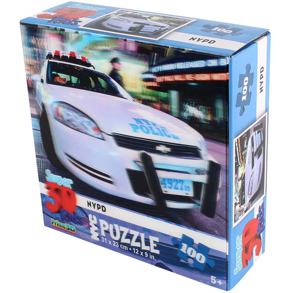 New York City NYPD 3D Puzzle 100pcs