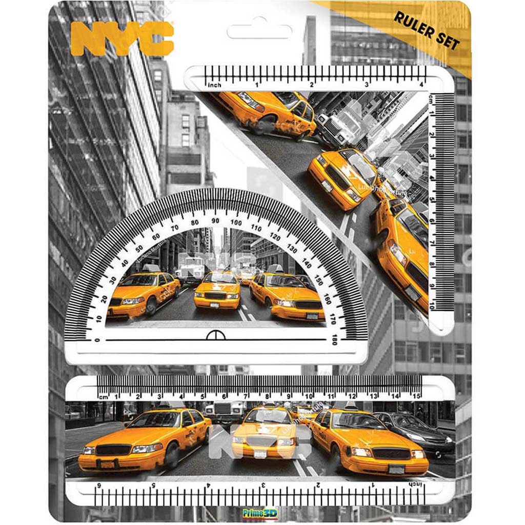 New York City Taxi Ruler Set