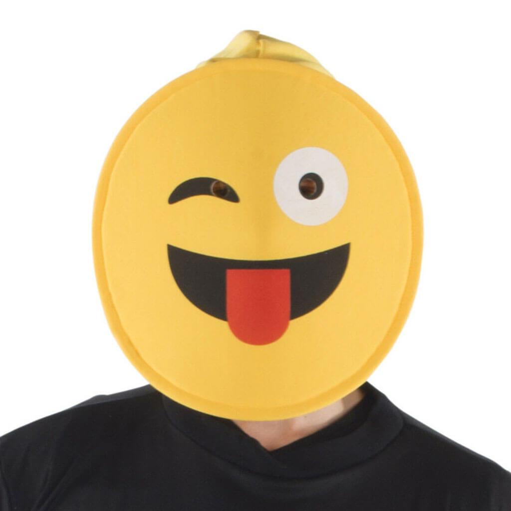 Face with Tongue Emoji Mask