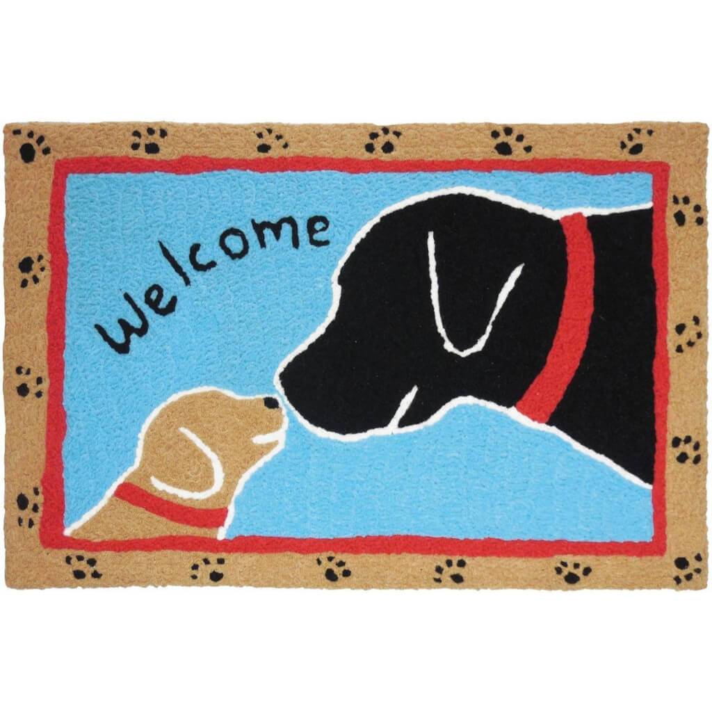 JELLYBEAN RUG WELCOME DOGS 