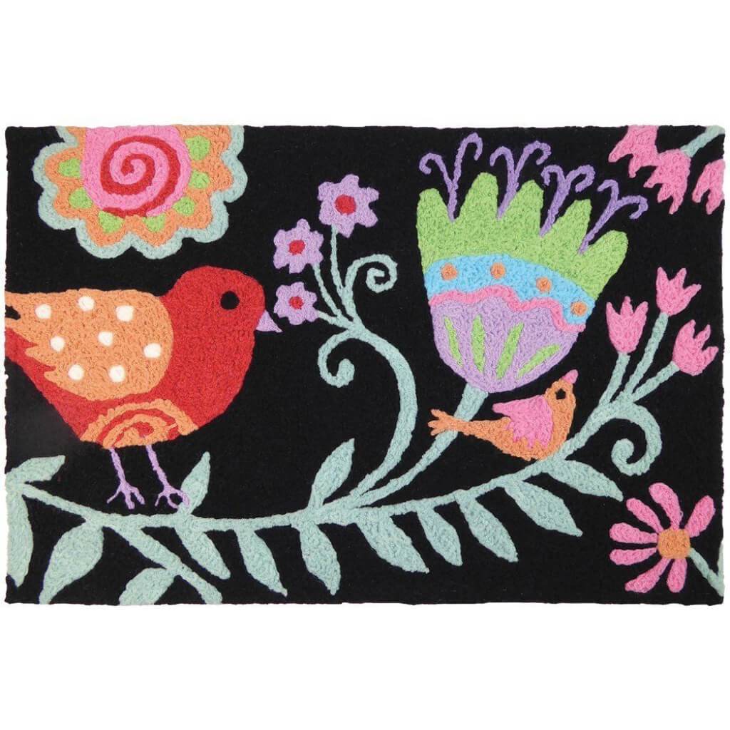 JELLYBEAN RUG RED BIRD 