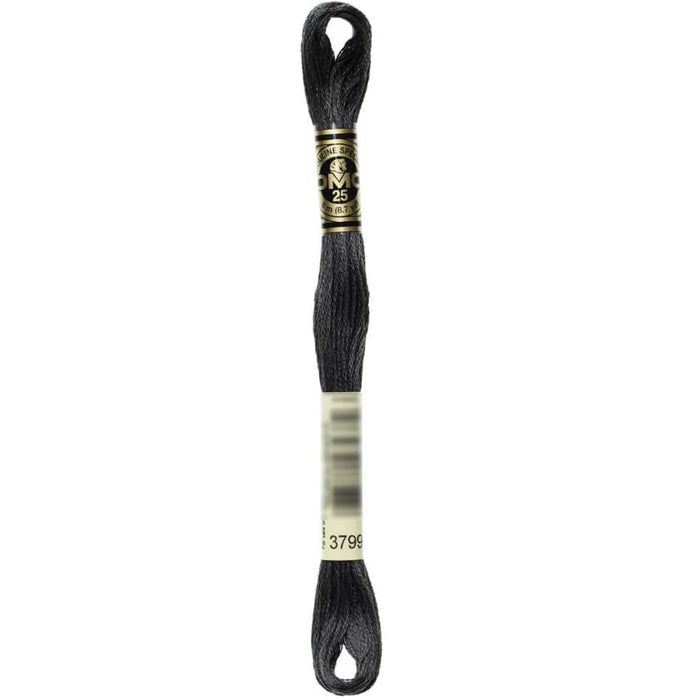 Dmc Floss Very Dark Pewter Gray Gray 