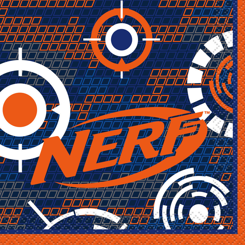 Nerf Beverage Napkins, 16ct 