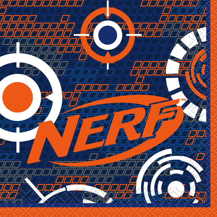 Nerf Beverage Napkins, 16ct 
