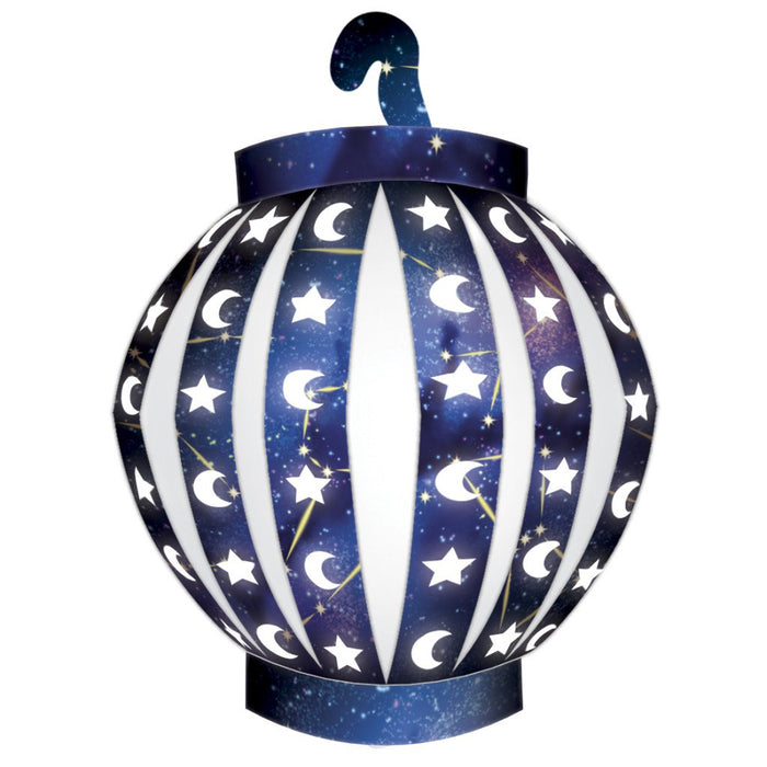 Moon & Stars Lantern Light Up Balloon 