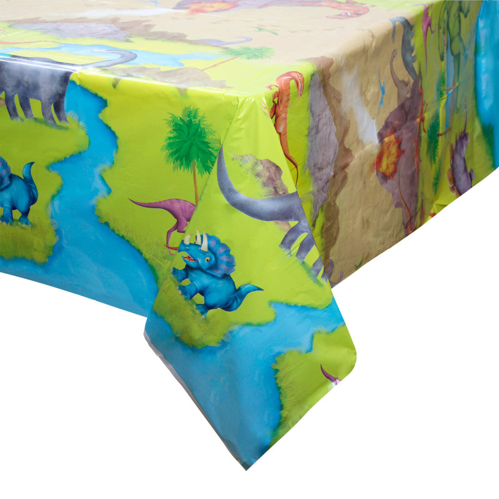 Rectangular Table Cover 54in x 84in Dinosaur 