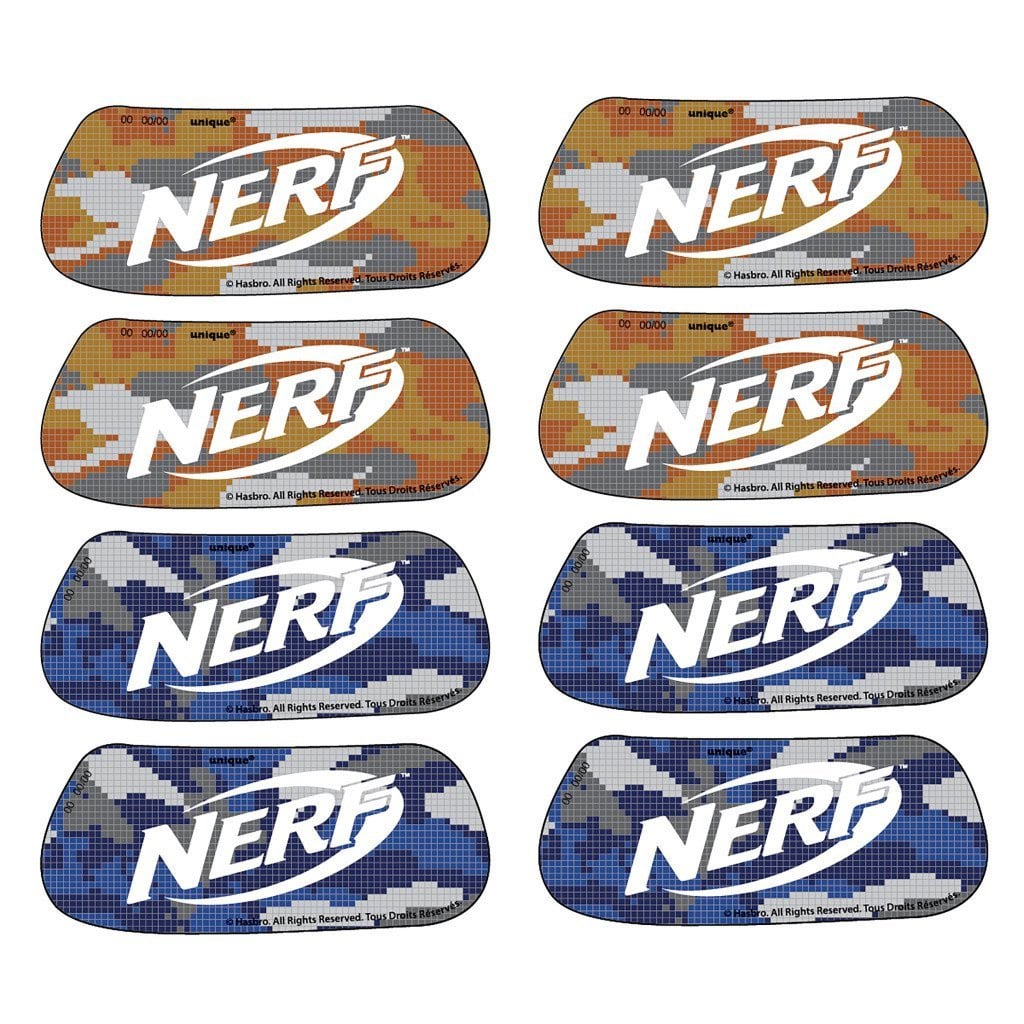 Nerf Eyeblack Stickers, 8 Pairs 